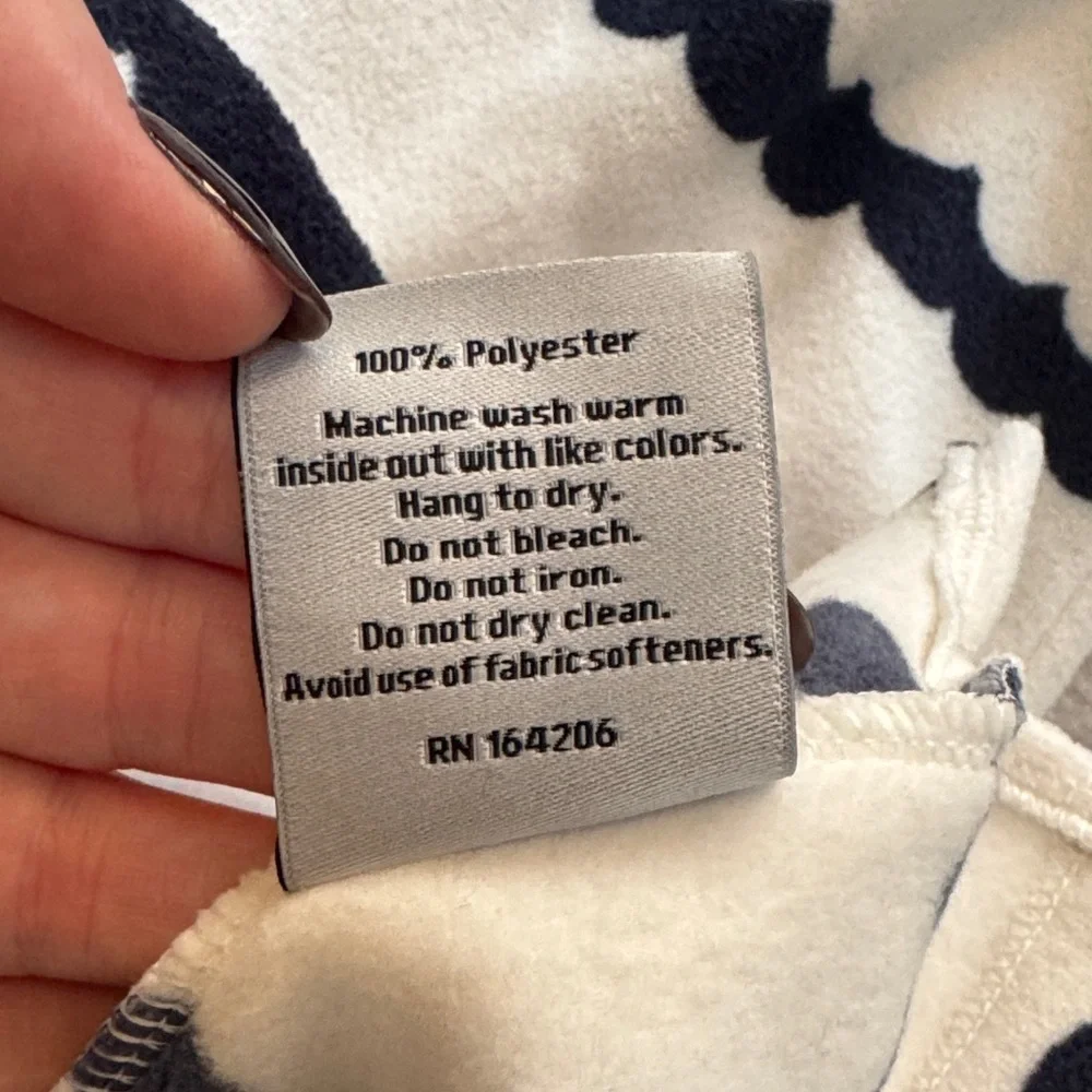 Dudley Stephens Navy and White Terry Cloth Mini Dress - Picture 5 of 6